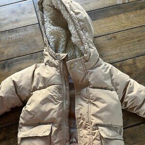 Old Navy Sherpa Snow Jacket 12-18 months